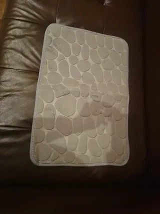 Tappeto in fibra con design a pietra