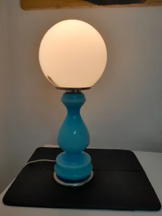 Lampada vintage vetro e metallo