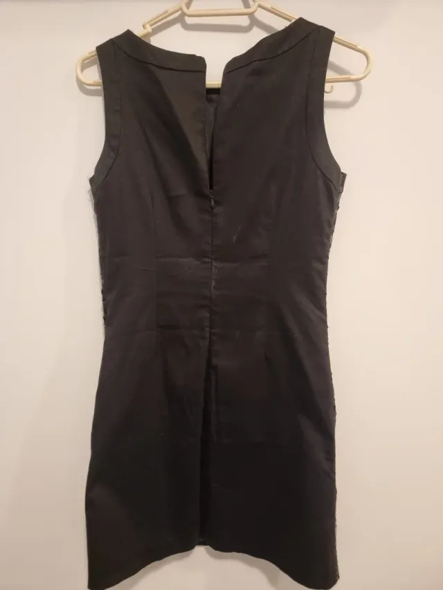 Vestido negro lentejuelas fiesta