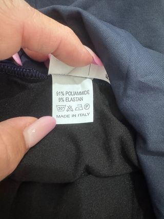 Costume da bagno donna blu e argento