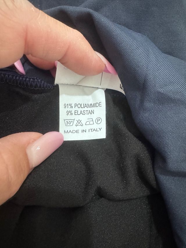 Costume da bagno donna blu e argento