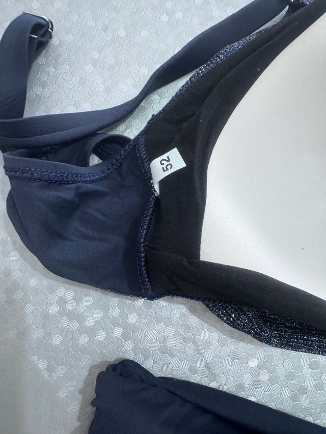 Costume da bagno donna blu e argento