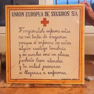 Azulejo antiguo  40x40x1,8cm(grosor)