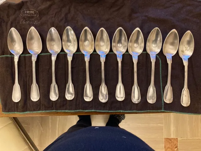Undici cucchiai Christofle
