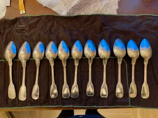 Undici cucchiai Christofle