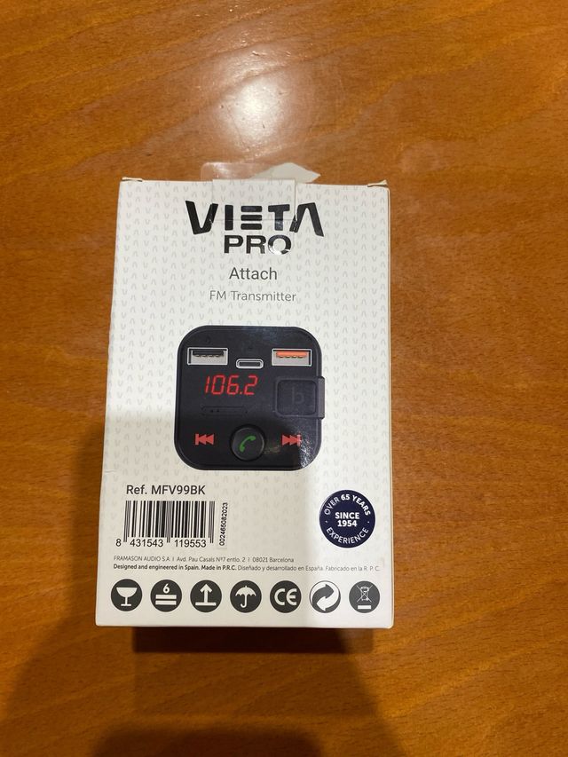 VIETA PRO Transmisor FM Bluetooth