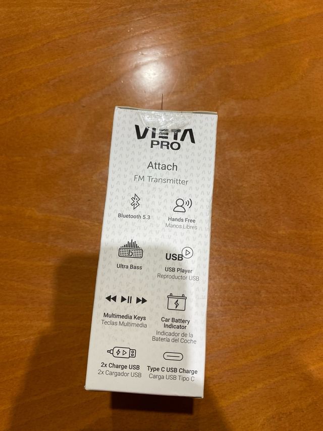 VIETA PRO Transmisor FM Bluetooth