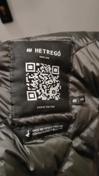 Chaqueta Hetregó de plumas