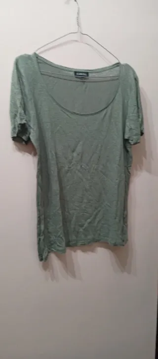 Blusa CARROLL verde oliva fresca