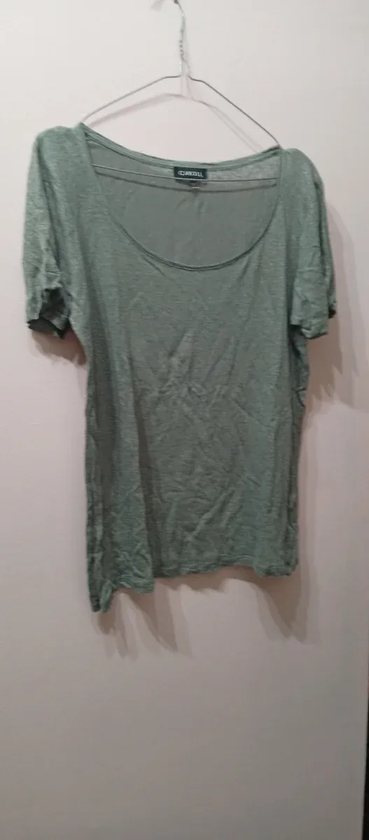 Blusa CARROLL verde oliva fresca