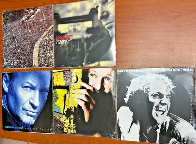 Vasco Rossi - 5 Vinili LP Raccolta 180g