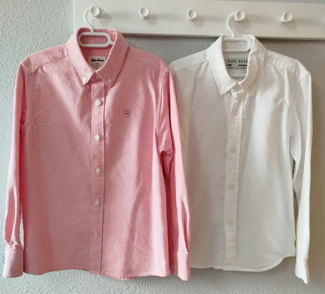 LOTE 4 CAMISAS MANGA LARGA NIÑO TALLA 5-6