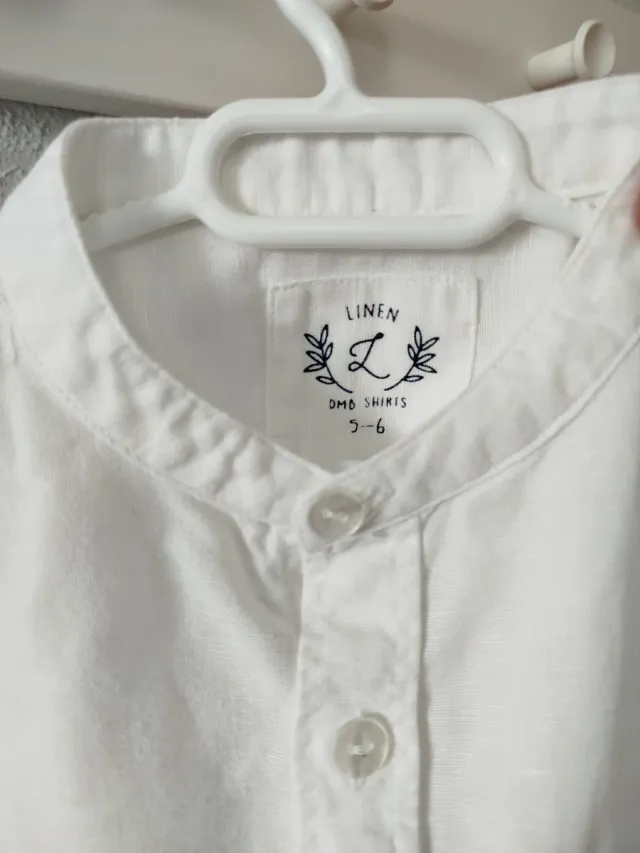 LOTE 4 CAMISAS MANGA LARGA NIÑO TALLA 5-6