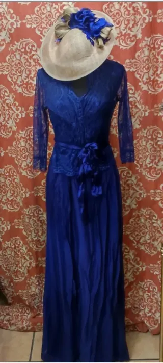 Vestido de madrina Amitié azul T42