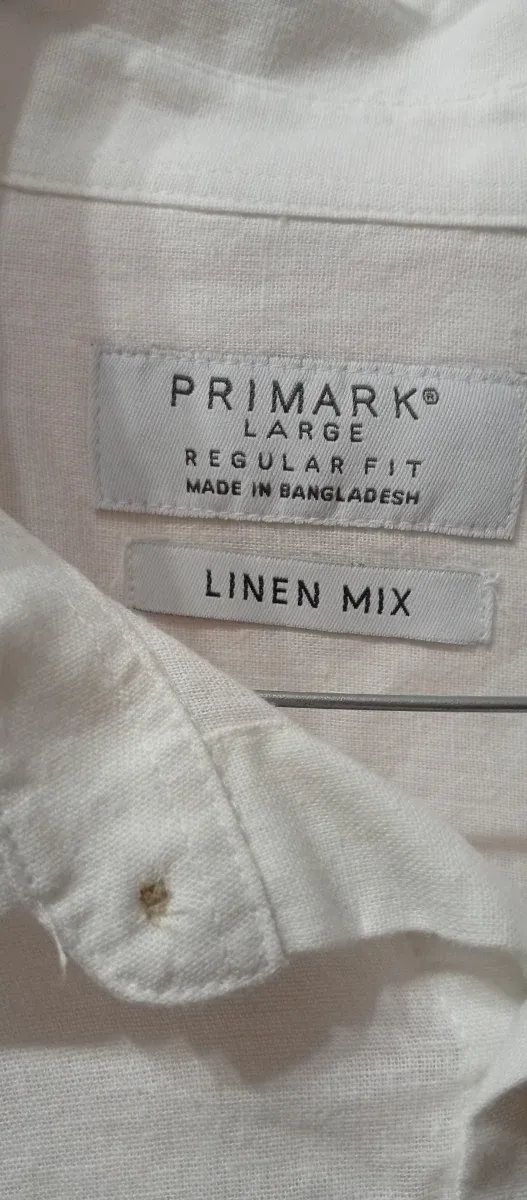 Camisa blanca manga larga