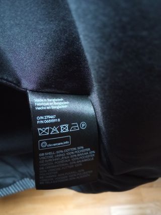 Americana de mujer a rayas blancas y negras T40