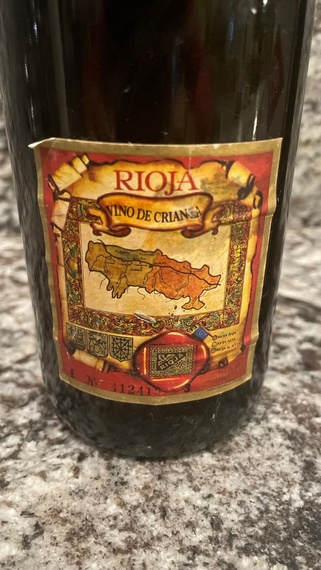 4 Botellas Vino Bodegas Bilbaínas 1955