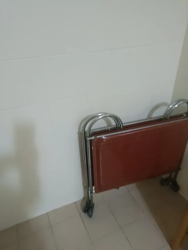 Carrito camarera madera y metal