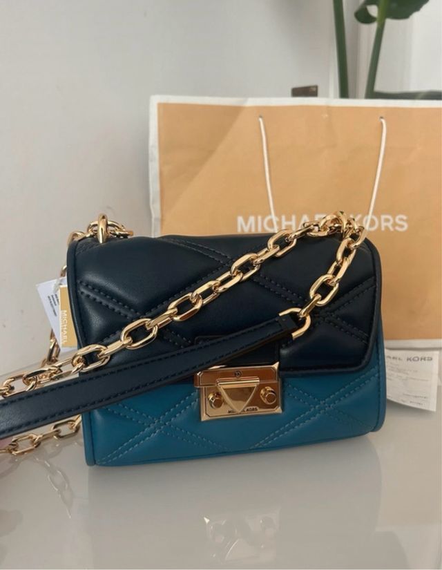 Bolso Michael Kors Azul y Turquesa