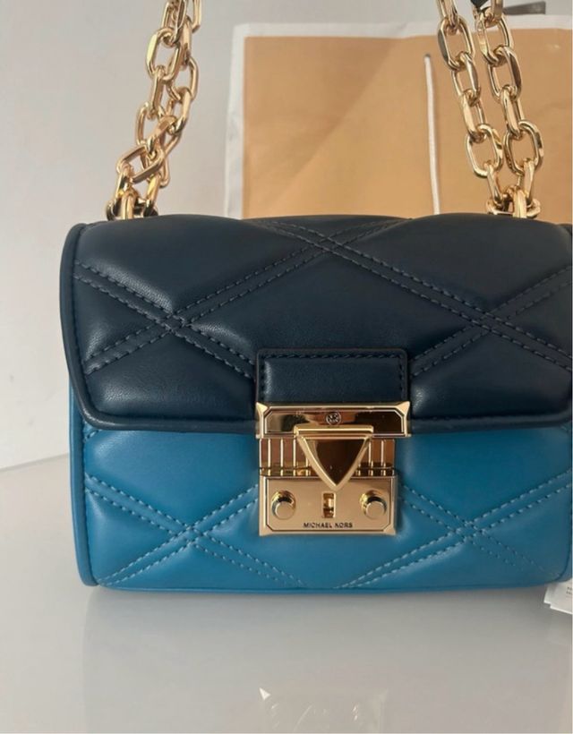Bolso Michael Kors Azul y Turquesa
