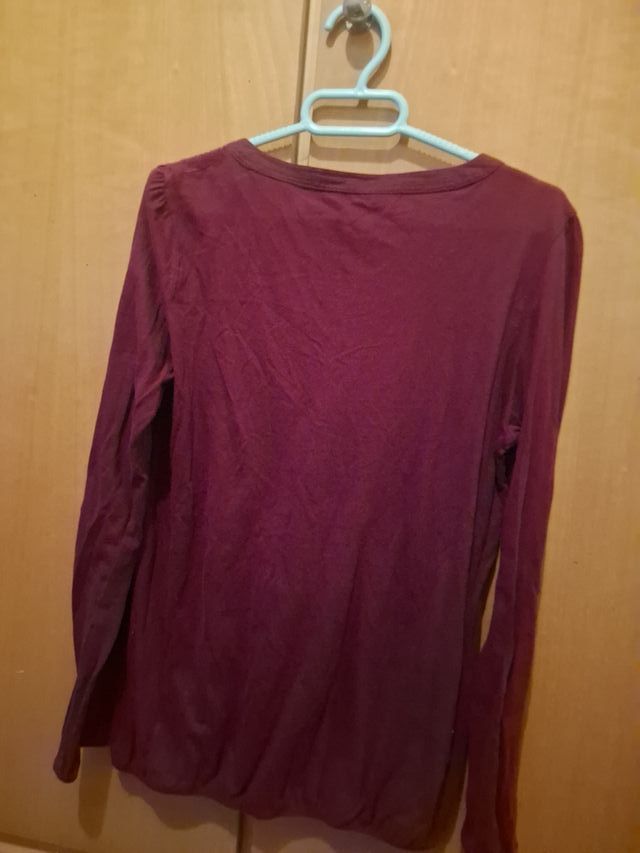 Camisa roja manga larga