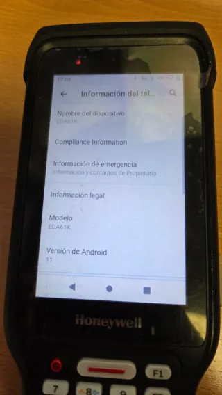 Honeywell Sancanpal EDA61K Lector Cód. de Barras