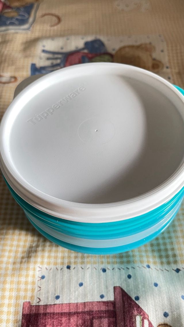 Set Tupperware Cristal Flash Azul/Blanco