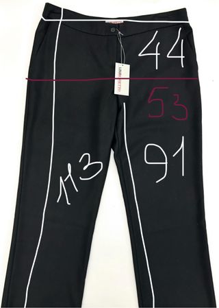 Nuovi pantaloni dritti donna Tg L