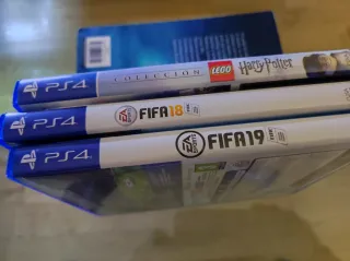 Pack Videojuegos PS4: FIFA 19, 18 y LEGO Harry Pot