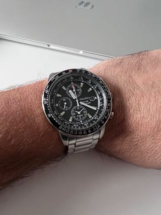Seiko Flightmaster Solar Cronógrafo