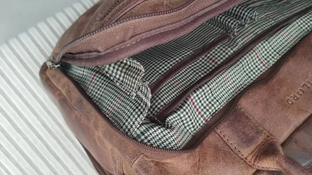 Maletín portadocumentos de piel