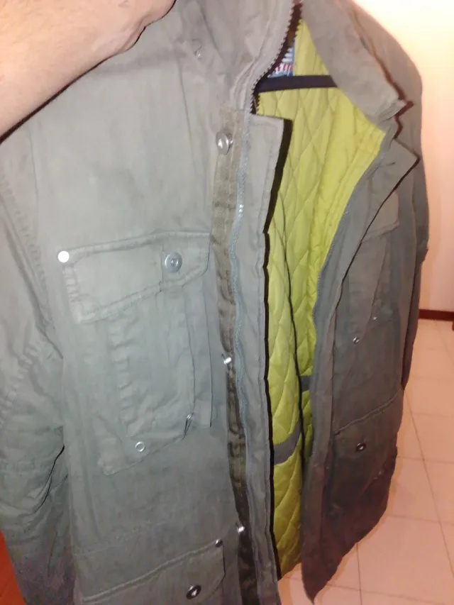 Chaqueta Boys Zone verde talla 16