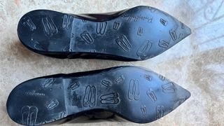 Pretty Ballerinas Charol Negro Tachuelas