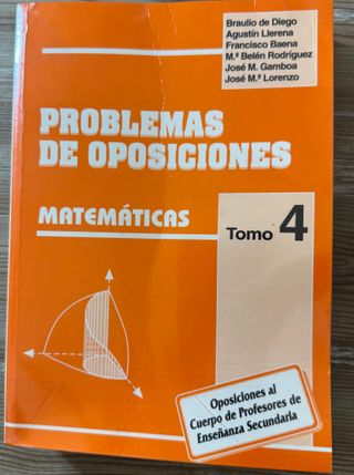Problemas de oposiciones a enseñanza secundaria...