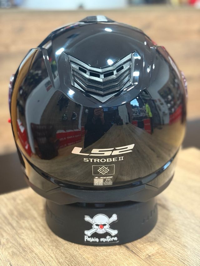 Casco LS2 Strobe II Negro Brillo