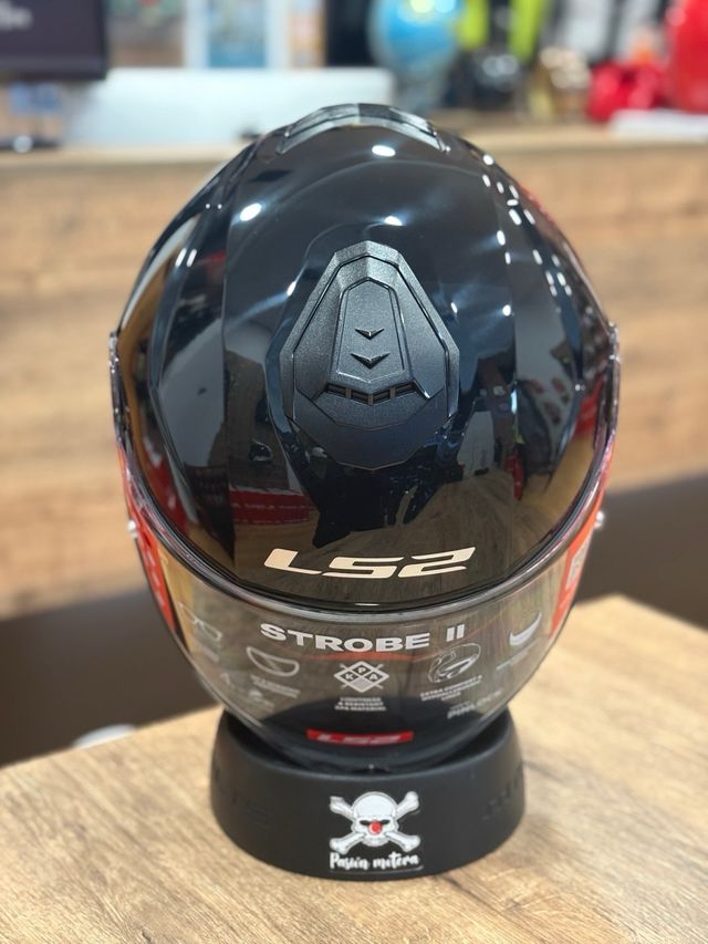 Casco LS2 Strobe II Negro Brillo