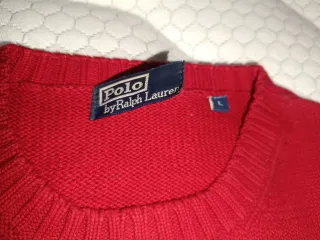 Polo Ralph Lauren Jersey Rojo Talla L