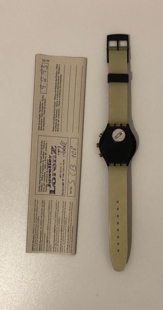 Swatch Chrono con cinturino fantasia
