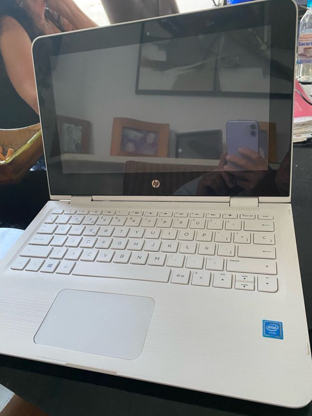 HP 2 en 1 Portátil Plata/Blanco