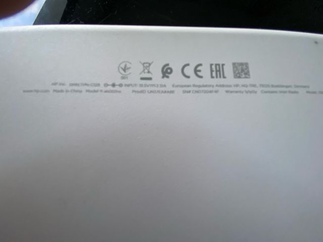 HP 2 en 1 Portátil Plata/Blanco