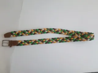 Cinturón El Potro Trenzado Multicolor