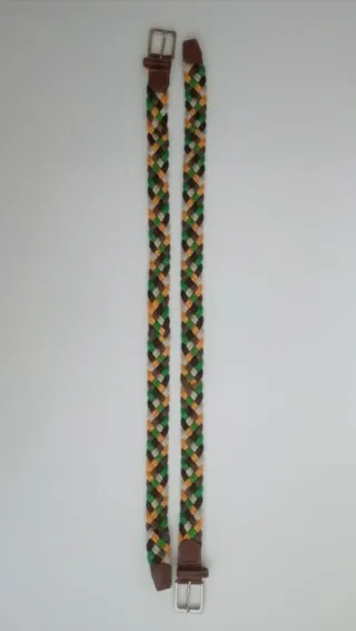 Cinturón El Potro Trenzado Multicolor