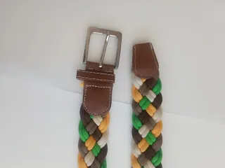 Cinturón El Potro Trenzado Multicolor