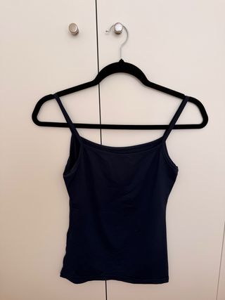 Camiseta tirantes azul