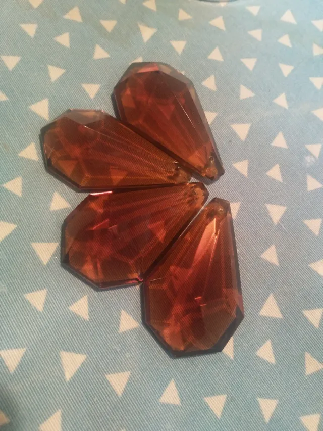 Lágrimas de cristal antiguas (8 unidades)