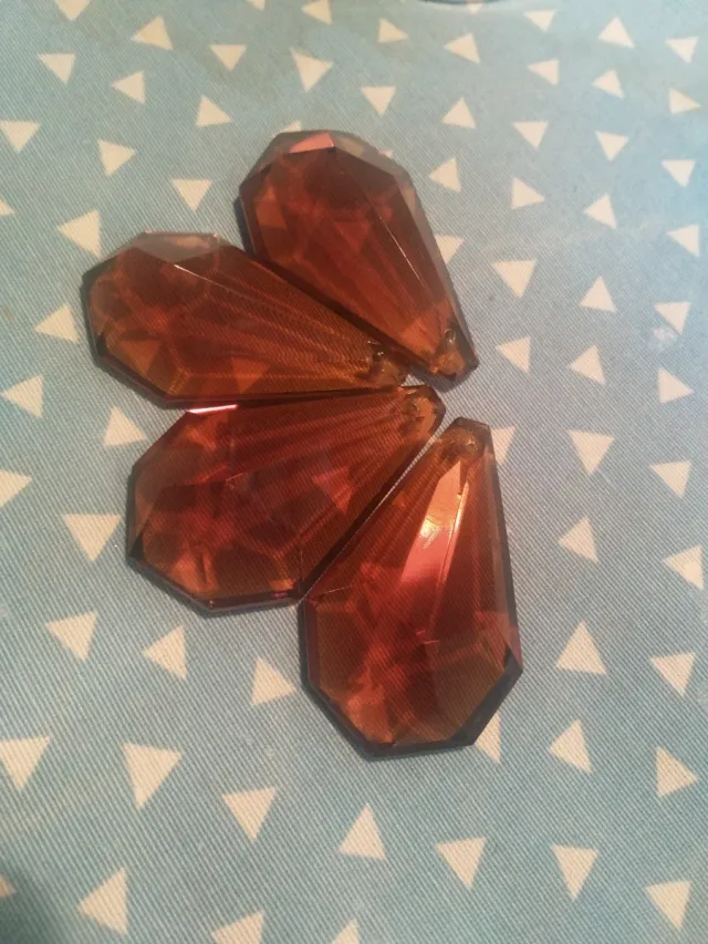 Lágrimas de cristal antiguas (8 unidades)