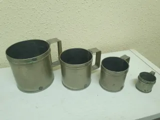 Juego Vasos Medidores Metal