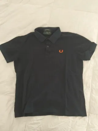 Polo Fred Perry Nero Taglia M ma VESTE PICCOLO