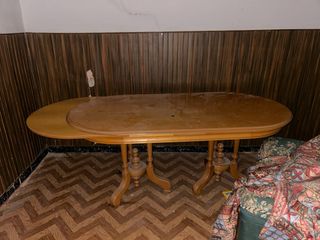 Mesa extensible madera maciza