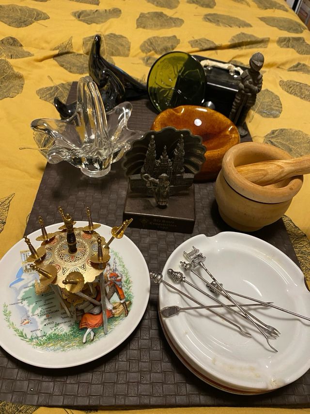 Lote Variado Objetos Decoración y Uso